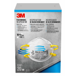 3M Performance Disposable Paint Prep Respirator N95, White, Pack Of 20