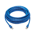 Tripp Lite Cat6a Patch Cable F/UTP Snagless w/ PoE 10G CMR-LP Blue M/M 30ft