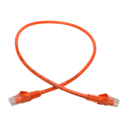 Eaton Tripp Lite Series Cat6 Gigabit Snagless Molded (UTP) Ethernet Cable (RJ45 M/M), PoE, Orange, 2 ft. (0.61 m) - Patch cable - RJ-45 (M) to RJ-45 (M) - 2 ft - UTP - CAT 6 - molded, snagless, stranded - orange