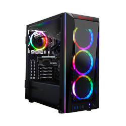 CLX SET TGMSETRXH1629BM Liquid-Cooled Gaming Desktop PC, AMD Ryzen 9, 32GB Memory, 4TB Hard Drive, 500GB Solid State Drive, Windows 10 Home