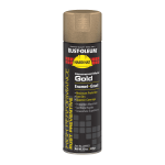 Rust-Oleum Hard Hat High Performance V2100 System Rust Preventive Enamel Hammered Finish Spray Paint, 15 Oz, Metal Gold, Case Of 6 Cans