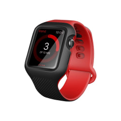 i-Blason Unity Wristband Case - Wrist pack for smart watch - thermoplastic polyurethane (TPU) - red - for Apple Watch (42 mm, 44 mm)