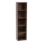 IRIS Yama 67inH 5-Tier-Shelf, Brown