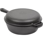 Commercial Chef 3-Quart Cast Iron Dutch Oven, Black