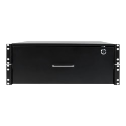 Stanley ATS-124 Mounting Shelf for Sound Bar Speaker, Cable Box, Gaming Console - Black - 40 lb Load Capacity - 1