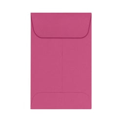 LUX Coin Envelopes, #1, Gummed Seal, Magenta, Pack Of 1,000