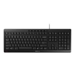 CHERRY STREAM KEYBOARD - Keyboard - USB - QWERTY - English - key switch: CHERRY SX - black