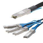 StarTech.com Cisco QSFP-4SFP10G-CU5M Compatible 5m 1x QSFP+ to 4x SFP+ Direct Attach Breakout Cable - 40GbE - QSFP+ Copper DAC 40Gbps Low Power Passive Twinax - Cisco QSFP-4SFP10G-CU5M Compatible 5m direct attached breakout cable