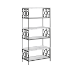 Ameriwood Home Ella 63inH 5-Shelf Bookcase, White