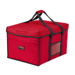 Cambro Delivery GoBags, 18in x 14in x 12in, Red, Set Of 4 GoBags