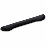 Compucessory Fabric-covered Gel Wrist Rest - 18in x 3in x 1in Dimension - Black - Gel, Rubber - Stain Resistant - 1 Pack