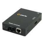 Perle S-1000-M2ST2 - Fiber media converter - GigE - 1000Base-LX, 1000Base-T - RJ-45 / ST multi-mode - up to 1.2 miles - 1310 nm