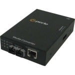 Perle S-1110-M2SC2 Media Converter - 1 x Network (RJ-45) - 1 x SC Ports - 1000Base-LX, 10/100/1000Base-T - 1.24 Mile - Rail-mountable, Rack-mountable, Wall Mountable