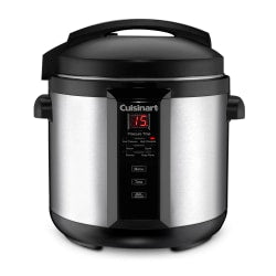 Cuisinart 6-Quart Electric Pressure Cooker, Silver/Black