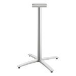 HON Between HBTTX42L Table Base - Textured Silver