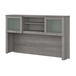 Sauder Whitaker Point Library Hutch With Drawer, 36-1/4inH x 31-1/2inW x 15-1/2inD, Natural Maple