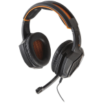 X Rocker XH3 Multi-Platform Gaming Headset, Black/Orange