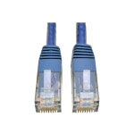 Tripp Lite Cat6 Gigabit Molded Patch Cable (RJ45 M/M), Blue, 5 ft - First End: 1 x RJ-45 Male Network - Second End: 1 x RJ-45 Male Network - 1 Gbit/s - Patch Cable - Gold Plated Contact - 24 AWG - Blue