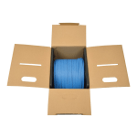 Eaton Tripp Lite Series Cat6 Gigabit Solid Core Plenum-Rated UTP CMP PVC Bulk Ethernet Cable, Blue, 1000 ft. (304.8 m) - Bulk cable - 1000 ft - UTP - CAT 6 - plenum, solid - blue