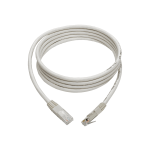 Tripp Lite 7ft Cat6 Gigabit Molded Patch Cable RJ45 M/M 550MHz 24 AWG White - 128 MB/s - Patch Cable - 7ft - 1 x RJ-45 Male Network - 1 x RJ-45 Male Network - Gold-plated Contacts - White