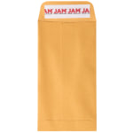 JAM Paper #7 Kraft Manila Coin Envelopes, 3-1/2in x 6-1/2in, Brown, Pack Of 50 Envelopes