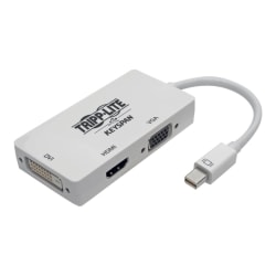 Tripp Lite Mini DisplayPort 1.2 To VGA/DVI/HDMI Converter Adapter