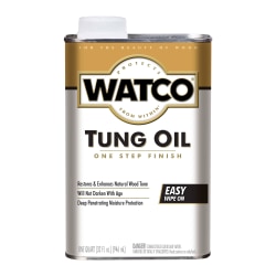 Watco Tung Oil, 32 Oz, Case Of 4 Bottles