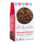 Mikaelas Simply Divine Biscotti Cookies, Chocolate Brownie, 6 Oz, Box Of 8