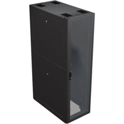 Tripp Lite 4U Wall Mount Low Profile Secure Rack Enclosure Cabinet Vertical - For Patch Panel, LAN Switch - 4U Rack Height x 19in Rack Width x 20in Rack Depth - Wall Mountable - Black Powder Coat - Steel - 150 lb Maximum Weight Capacity