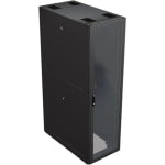 Vertiv DCE Rack - Server Cabinet 24U H x 600-mm W x 1100-mm D (E24611) - For PDU, Server - 24U Rack Height x 19in Rack Width - Black Powder Coat - Steel - 2500 lb Dynamic/Rolling Weight Capacity - 3000 lb Static/Stationary Weight Capacity