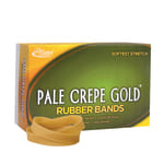 Alliance Rubber Pale Crepe Gold Rubber Bands, #84, 3 1/2in x 1/2in, 1 Lb, Box Of 240