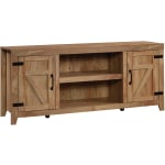 Sauder Select Farmhouse Rustic Entertainment Credenza For 70in TV, 26-13/16inH x 62-3/4inW x 15-5/16inD, Sindoori Mango