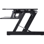 Lorell Adjustable Desk Riser Plus, 34-1/2 "W x 27inD, Black