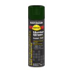 Rust-Oleum Hard Hat High Performance V2100 System Rust Preventive Enamel Spray Paint, 15 Oz, Gloss Hunter Green, Case Of 6 Cans