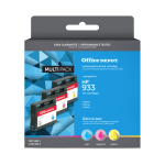 Office Depot Brand Remanufactured Cyan, Magenta, Yellow Ink Cartridge Replacement For HP 933, Pack Of 3, B3B32FN