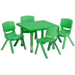 Flash Furniture Soft Seating Collaborative Circle, 12in, Green