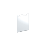 Azar Displays Wall-Mount U-Frame Acrylic Sign Holders, 10in x 8in, Clear, Pack Of 10