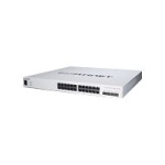 Fortinet FortiSwitch 424e - Switch - L3 - managed - 24 x 10/100/1000 (PoE+) + 4 x 1 Gigabit / 10 Gigabit SFP+ - rack-mountable - PoE+