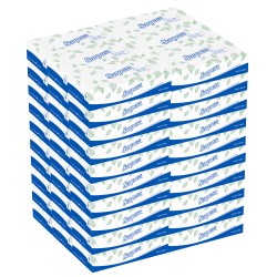 Surpass 2-Ply Facial Tissues, Boutique Cube, FSC Certified, White, 110 Tissues Per Box, Case Of 36 Boxes