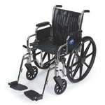 Medline Excel 2000 Wheelchair, 20in Seat, Black