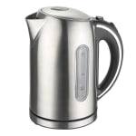 MegaChef 1.7-Liter Stainless Steel Electric Tea Kettle, Silver