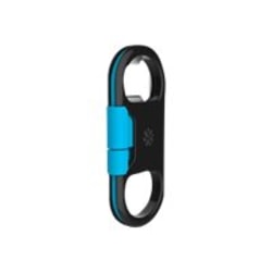 Kanex MiColor GoBuddy+ - Charging / data cable - USB male to Micro-USB Type B male - 7.9 in - black, blue