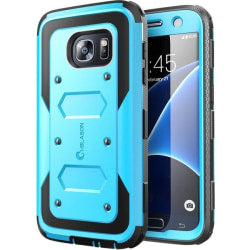 i-Blason Galaxy S7 Armorbox Dual Layer Full Body Protective Case - For Smartphone - Blue - Damage Resistant, Shock Absorbing, Drop Resistant, Scratch Resistant - Thermoplastic Polyurethane (TPU), Polycarbonate