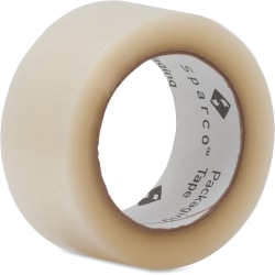 Sparco Transparent Hot-melt Tape - 110 yd Length x 1.89in Width - 1.6 mil Thickness - 3in Core - 6 / Pack - Transparent