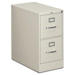 HON 310 26-1/2inD Vertical 2-Drawer Legal-Size File Cabinet, Light Gray