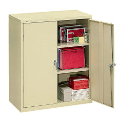 HON Brigade Storage Cabinet, 2 Adjustable Shelves, 41 3/4inH x 36inW x 18 1/4inD, Putty