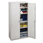 HON Brigade 5-Shelf Storage Cabinet, Adjustable Shelves, 72inH x 36inW x 24-1/4inD, Light Gray