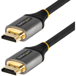 StarTech.com 10ft/3m HDMI 2.1 Cable, Certified Ultra High Speed HDMI Cable 48Gbps, 8K 60Hz/4K 120Hz HDR10+, 8K HDMI Cable, Monitor/Display - 9.8ft/3m Ultra HD HDMI 2.1 cable 8K 60Hz 4K 120Hz; HDR10+/Dolby Vision; eARC DTS:X/Dolby TrueHD/Atmos