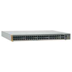 Allied Telesis AT-x510-52GTX Stackable Gigabit Edge Switch - 48 Ports - Manageable - Gigabit Ethernet - 10/100/1000Base-T - 2 Layer Supported - 4 SFP Slots - Twisted Pair - 1U High - Rack-mountable