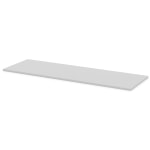 Lorell Width-Adjustable Training Table Top, 72in x 24in, Gray